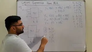 Obtaining a Logical Expression From Multiplexer