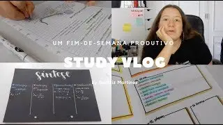 UM FIM-DE-SEMANA PRODUTIVO | STUDY VLOG 20