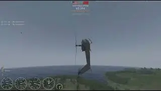 Arma Reforger. Flying a chopper learning to land fast 