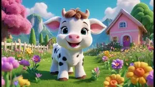 Gentle calves go moo moo moo | Nursery Rhyme | Kids Songs | Baby Music