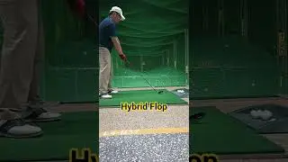 Check me do a hybrid flop shot with a golf hybrjd
