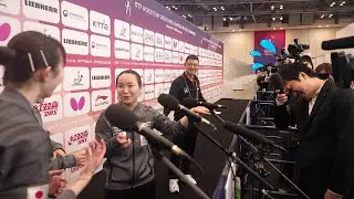 【別アングルver.】 元相棒・伊藤美誠の尻に敷かれる キング・水谷隼 兄妹のような関係性｜世界卓球2024団体戦