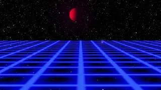 After Effects - 80s Digital Grid Footage in AE