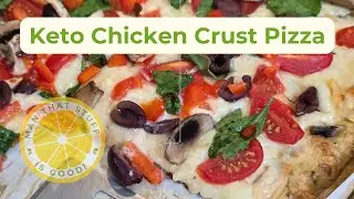 Keto Chicken Crust Pizza