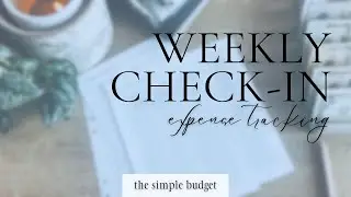 weekly check-in | expense tracking | spending accountability