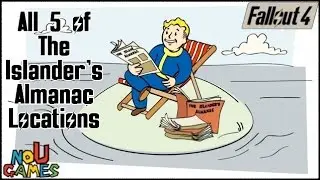 All 5 of The Islander's Almanac Locations ( Fallout 4 Far Harbor / Islander's Almanac Trophy )