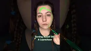 St. Patrick's Day Makeup 🍀 #stpatricksday #creativemakeup #shorts #viralmakeup #foryou #trending