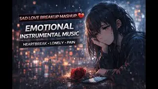 Sad Love Breakup Mashup 💔 | Emotional Instrumental Music for Heartbreak & Lonely Nights