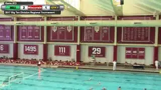 CWPA Network Game of the Week:  Michigan State vs Wisconsin at 2017 Big Ten Regional Tournament