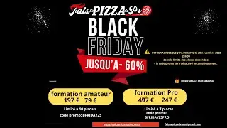 Formation pizzaiolo 🍕 Black Friday : -60 % pour apprendre &agrave; faire des pizzas comme un pro