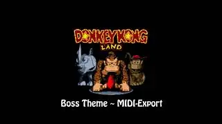 Donkey Kong Land - Boss Theme Rock Cover (MIDI)