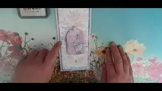 d&eacute;fi Chou Flowers - slimline card - pr&eacute;sentation