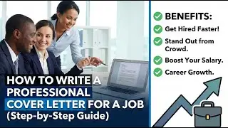 How to Write a #Professional & #Jobs Winning #CoverLetter | Land Your Dream #Job