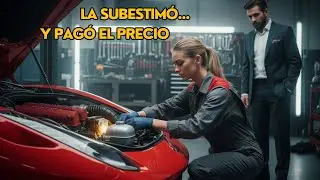 PENSÓ QUE ELLA NO SABÍA NADA — PERO DEJÓ AL MULTIMILLONARIO EN SHOCK AL REPARAR SU FERRARI.