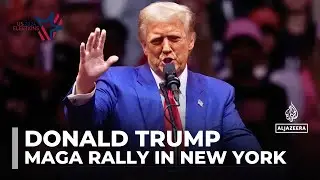 Trump attacks Harris at mega-rally at New York’s Madison Square Garden