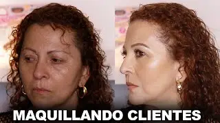 MAQUILLANDO CLIENTES #3 VLOG CARACAS - LA MUSU