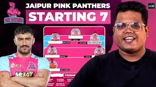 PKL 12: Jaipur Pink Panthers Squad Analysis, Starting 7 | Bottom 3 Loading?
