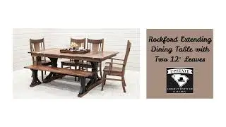Rockford Extending Dining Table with Two 12