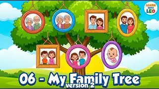 Family Members in English - Educational Song (A1) - Version 2