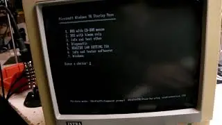 HGA/EGA monitor test, DB9 connector, 15.7 kHz