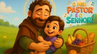O Senhor é meu pastor - Salmo 23 animado para crianças
