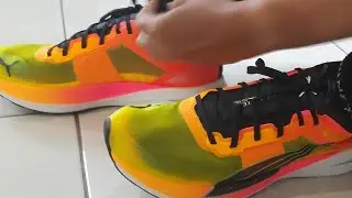 Unboxing sepatu Puma Deviate Nitro Elite Fireglow (FG) Women's (WNS)Sun Stream-Sunset Glow