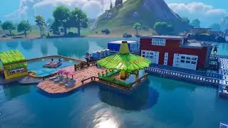 LEGO Fortnite Custom pool & Lounge
