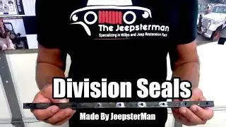 Vertical Vent Window Division Seals Made by JeepsterMan