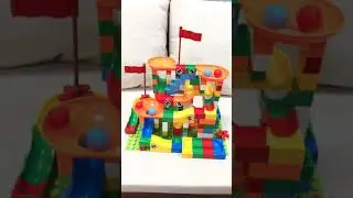 Big Size Marble Run Race Set Building Blocks Toy Game Track Kids Gift Fits lego