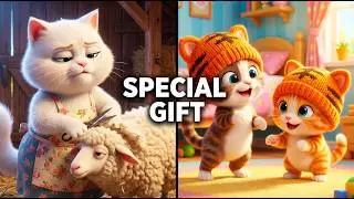 Poor Mama Cat Makes Tiger Hats! 😿➡️😻 Cute AI Cat Story