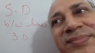 shortest distance between two skew and parallel lines vector cartesian method by kota faculty
