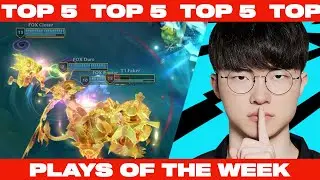 FAKER?! T1&rsquo;s GALAXY BRAIN bait | Top 5 Plays of the Week | League of Legends Esports