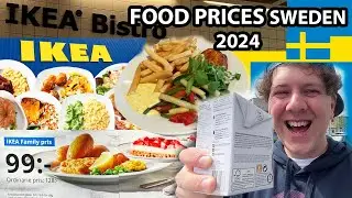 Food Prices In SWEDEN 2024 - IKEA Restaurant, Fast Food and Bistro