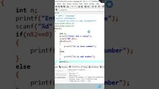 C Program on Even or Odd Number