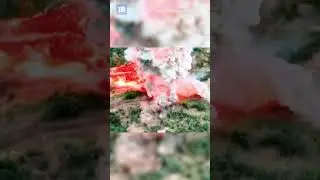 Ukraine's kamikaze drones strike Russian tank triggering huge explosion