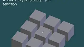 Daily Blender Tip #2 - Hide Everything Except Selected