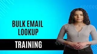 Bulk Email Lookup Training
