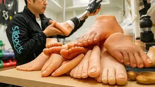 Inside the $8,000 Prosthetic Lab: How Ultra-Realistic Legs & Feet Are Made (Full Process)