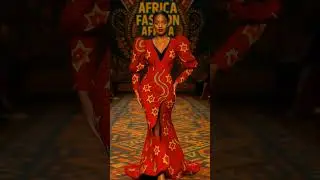 Stunning African Ankara Runway Look | Bold  Couture Dress #Fashiondresses #fashiontrends #ootd