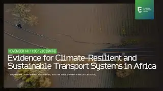 Evidence for Climate-Resilient and Sustainable Transport Systems in Africa