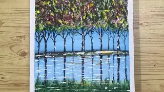 Easy Art / Landscape  Painting / Hoatay Art