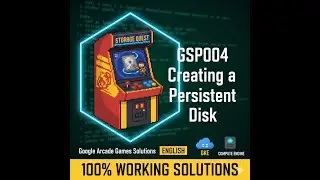 Creating a Persistent Disk GSP004 | ENGLISH| #14 #googlearcade #freeswag #googlecloud  #GSP004 #GAME