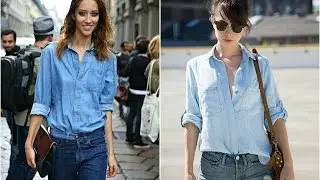 Mix and match denim jeans fashion trend 2017