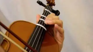 ABRSM Violin Exam Grade 7 scales and arpeggios - Dominant sevenths In the key of Bb (separate bow)