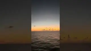 Прекрасные облачные образования, морской круиз.
