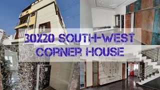 30x20 Юго-западный угол, 3 спальни, триплекс, планировка Вишвешварайя - (13) - ПРОДАН