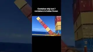Lost 7 containers in sea