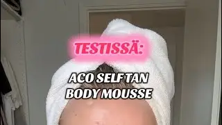 Aco Self Tan Body Mousse🌞