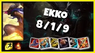 NA Challenger Ekko TOP (8/1/9) vs FIORA Gameplay Replay - Patch 10.19