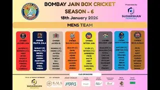 BOMBAY JAIN BOX CRICKET SEASON-6 [ MENS ]